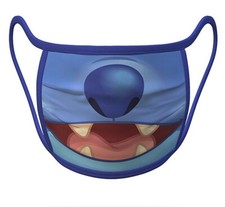 Disney Parks Lilo Stitch Stitch Character Cloth Mask LARGE MIB