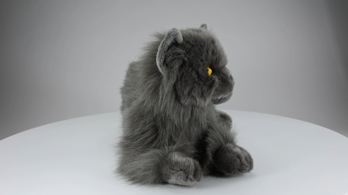 Carl Dick 猫　ペルシャ　白グレー　ぬいぐるみ Carl Dick Persian Cat grey, Stuffed Animal, Plush Toy | eBay