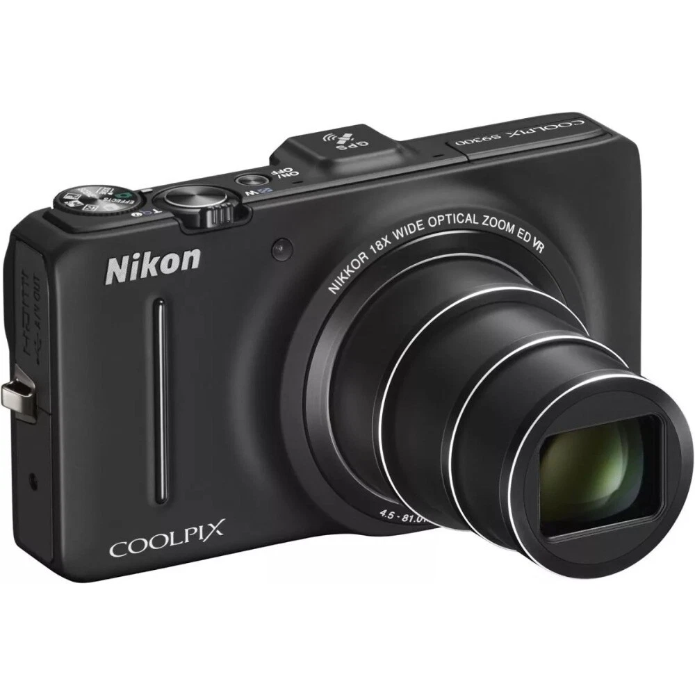 Nikon Coolpix S9300 Digital Cameras with Built - in GPS for Sale