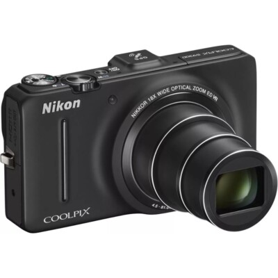 Nikon COOLPIX S9300 16.0MP Digital Camera 18x Optica Zoom Black | eBay