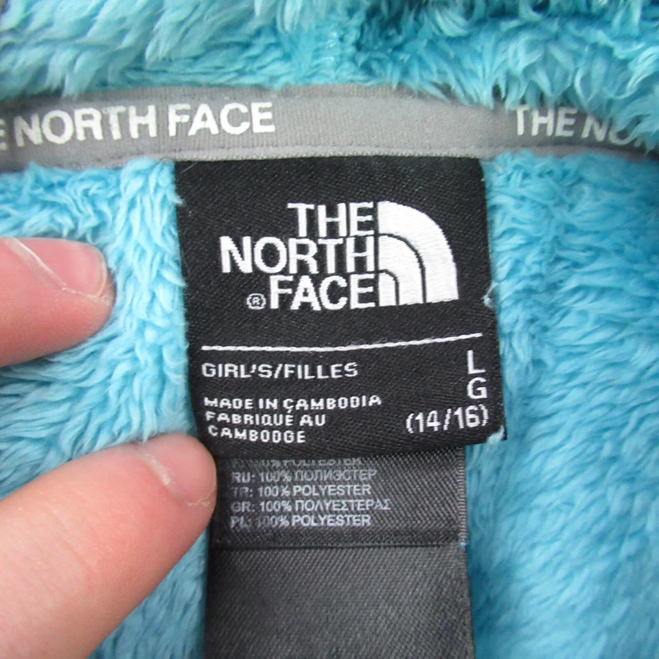 Chaqueta North Face Niñas Grande Polar Informal Bolsillos Ligera Exterior Foto 3 de 4