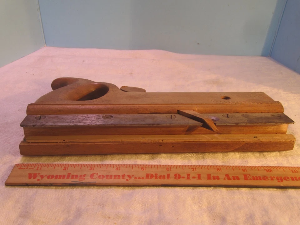 CORTADOR DE BOSQUE VINTAGE MOLDAGEM PLANO DE MADEIRA FERRAMENTA DE CARPINTARIA CABO DE SERRA COPELAND 2 - Imagem 4 de 4