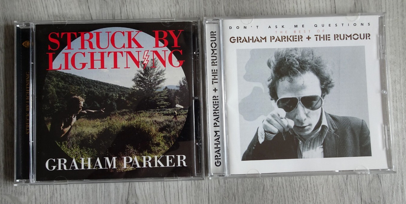 Graham Parker And The Rumour CD X2 Don't Ask Me Questions Struck By Lightning