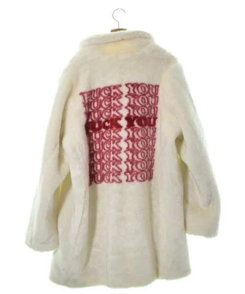 Supreme Hysteric Glamour Faux Fur Coat White L 2200324033021