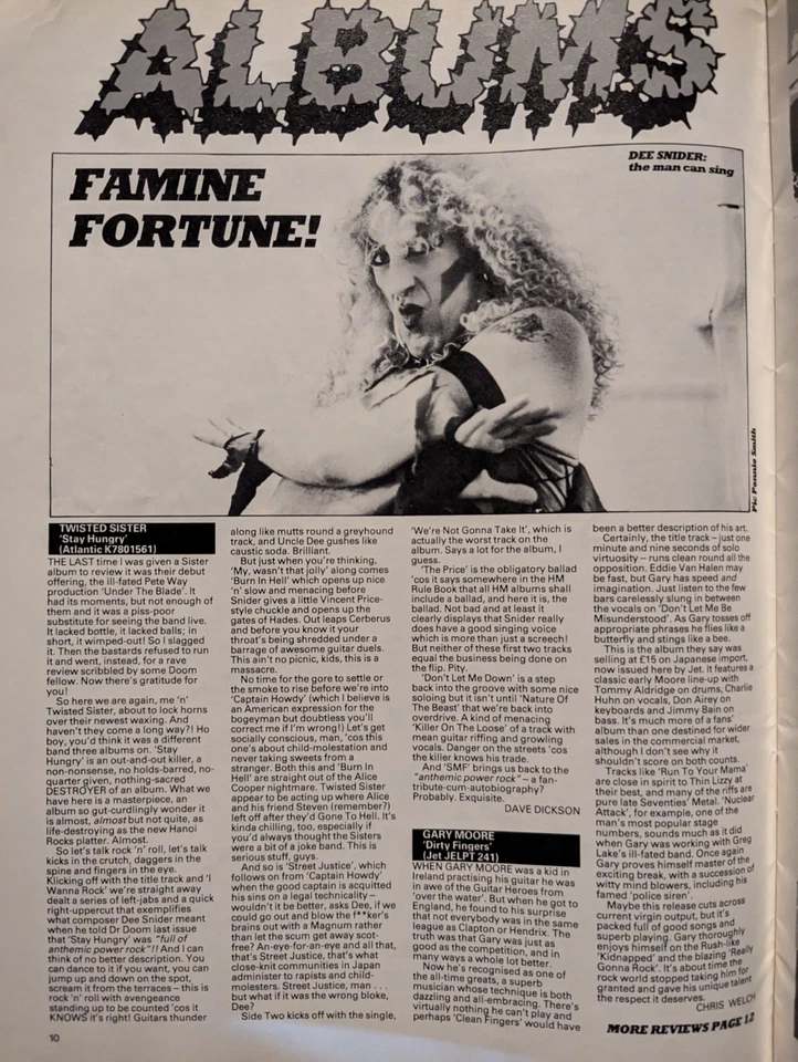 Kerrang! magazine June  1984 Hanoi Rocks, Metallica, Ozzy, Pink Floyd, Aerosmith - Image 3 of 4
