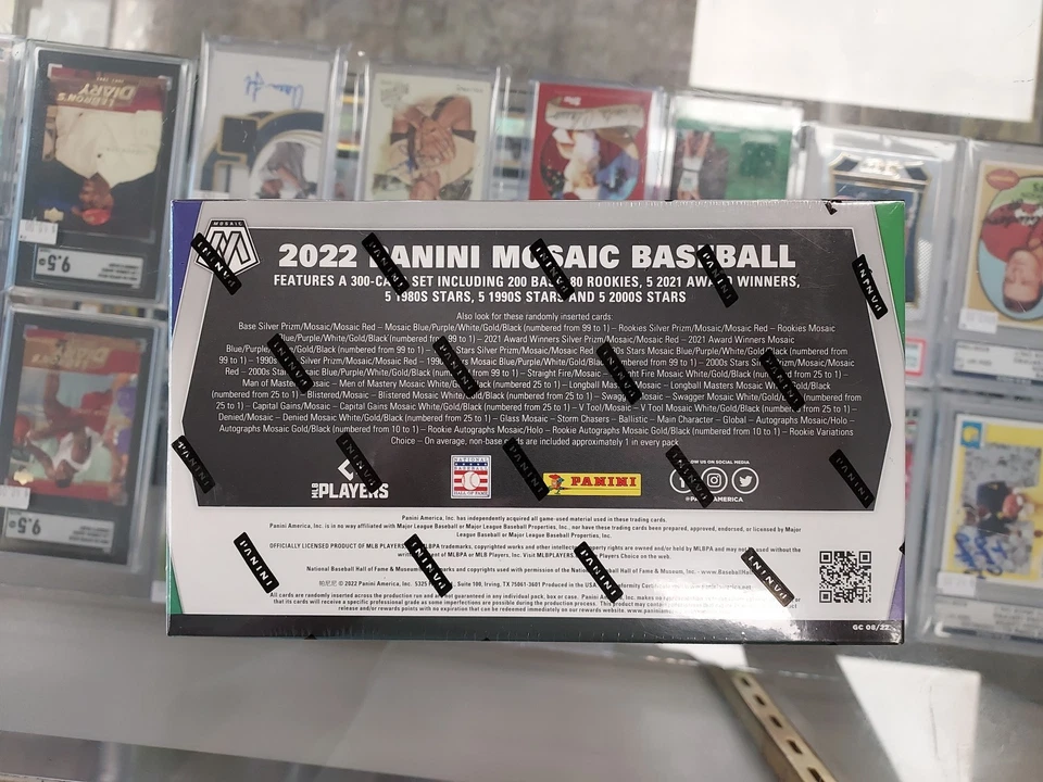 2022 Panini Mosaic Baseball MLB Hobby Box Factory Sealed New 3 Autos Per Box - Image 2 of 4