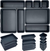 24Stk Schubladen Organizer Schubladen Ordnungssystem Schubladen Organizer