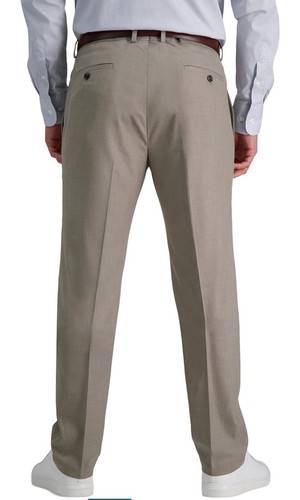 Kenneth Cole Reaction Mens Slim Fit Dress Pants 33W x 32L Oatmeal Solid - Picture 3 of 7
