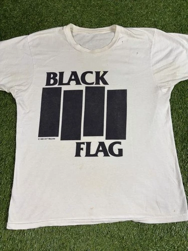 Black Flag SST Records T-Shirt 80s Punk Rock Ba 1980s vintage concert t-shirt, vintage, single stitch, B+ condition