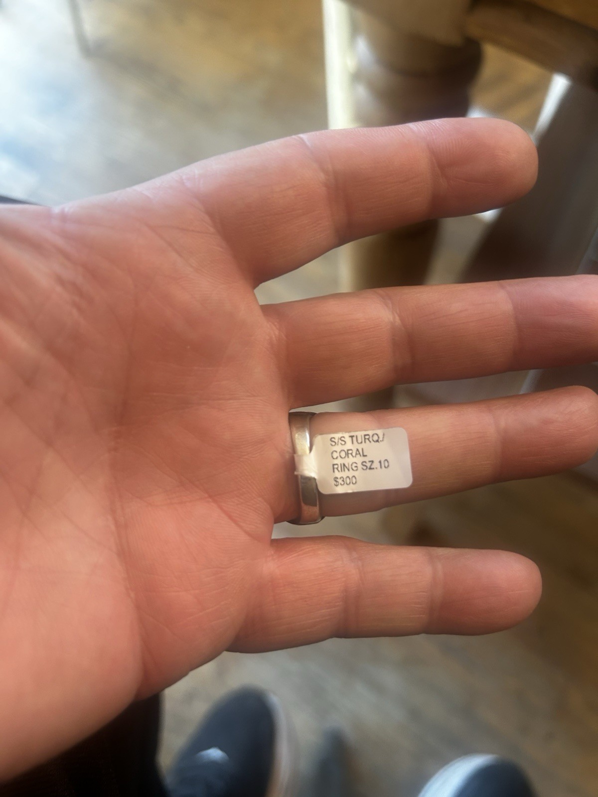 Grace Smith Signed Sterling Silver Turquoise Cora… - image 2