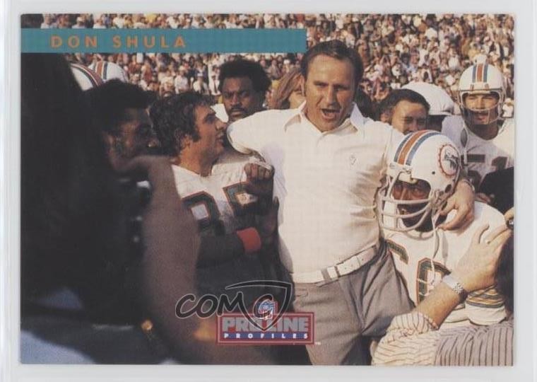 1992 Pro Line Profiles Don Shula #118 HOF 0b3