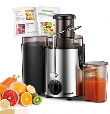 AIHEAL Centrifugal Juicer Electric Stainless Steel Easy Clean Pulp Container