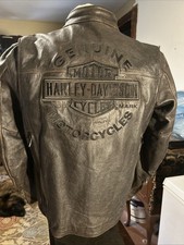 Harley-Davidson Men's Roadway Distressed Leather Jacket 98002-11VM Medium M
