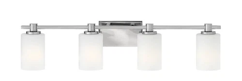 Hinkley Karlie 32" Wide Chrome 4-Light Bath Light - Picture 8 of 9