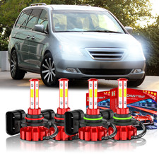 For Honda Odyssey 2005-2010 Led Headlight Hi Lo Beam 4 Bulb Combo For Car Light