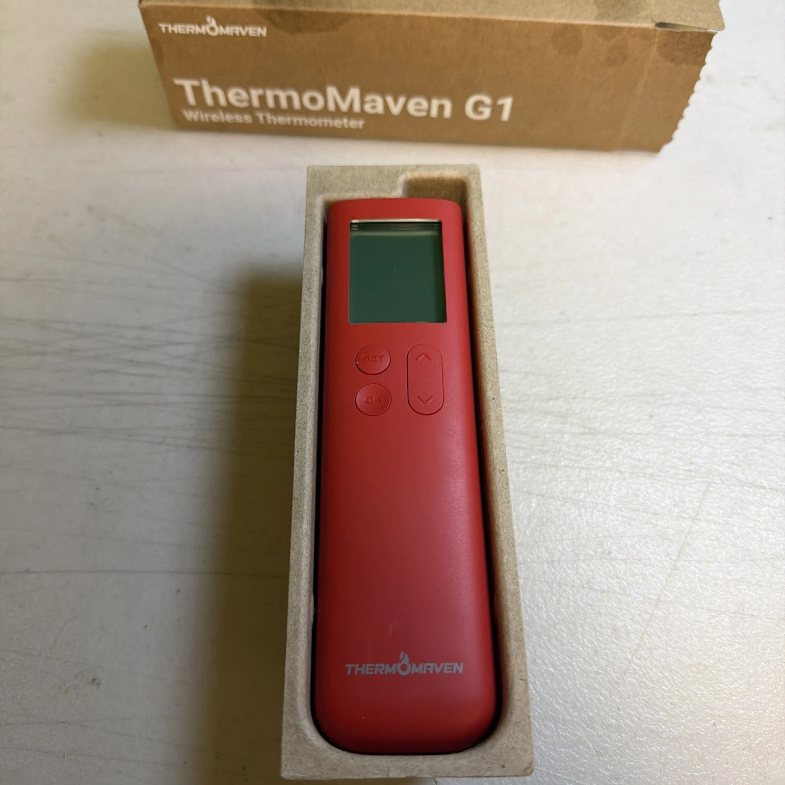 Wireless Thermometer THERMOMAVEN G1 - WiFI for BBQ, Grill, Oven & Smoker Used
Opens in a new window