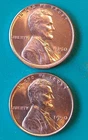 1950-D,P Lincoln Wheat BRILLIANT RED UNCIRCULATED see Pics Nice Coin 2 Lot