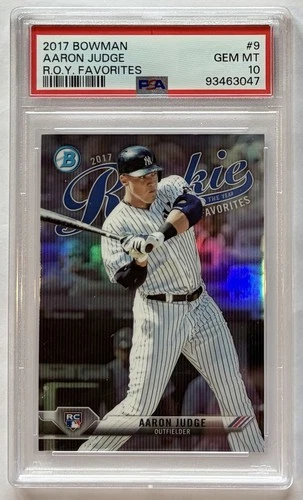 2017 Bowman - Chrome ROY Favorites - Aaron Judge #ROYF-9 (RC) PSA 10 ROOKIE!