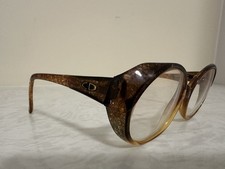 Christian Dior 2019 10 Optyl Vintage Brown Eyeglasses Frames Made In Germany