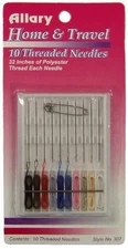 Allary 307 Home and Travel 10 Threaded Needles