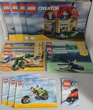 Legos MANUAL ONLY Creator Lot of 5
