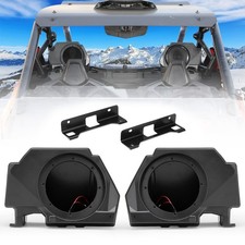 Polaris RZR XP Speaker Pod Enclosures, 6.5" Rear Speaker Mount Cage Panels wi...