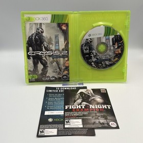 Refurbished Xbox 360 Crysis 2 Limited Edition Complete CIB Excellent Mint Clean