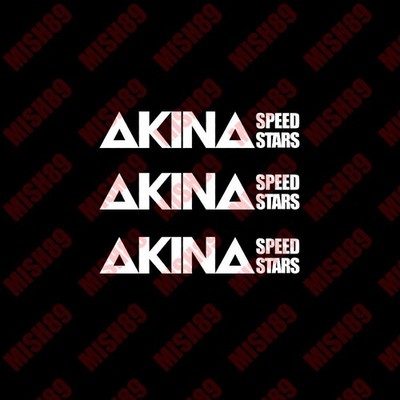 Akina Speed Stars Decal Initial D Vinyl Sticker Die Cut - Any Size Any Color