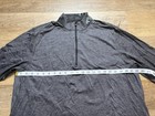 Greyson Golf 1/4 Quarter Zip Guide Sport Pullover XL Dark Gray Grey Heather — photo 5