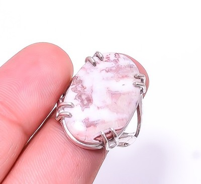 Rosetta Jasper -United State 925 Sterling Silver Ring 9 R221, Christmas Gift