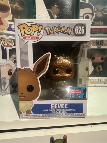 Funko Pop! Vinyl: Pokémon Eevee #626 Diamond Collection NYCC Shared Sticker!