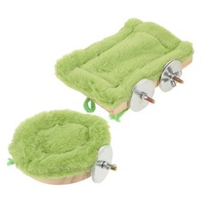 2pcs Hanging Bird Nest For Cage: Parrot Bed Plush - Warm House Hideout - Cozy