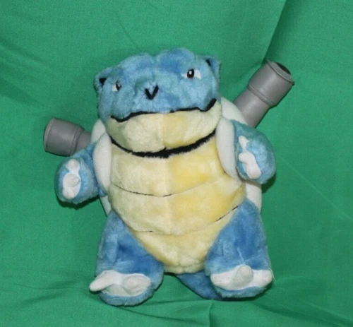 Pokemon BLASTOISE Official Nintendo Licensed Plush Stuffed Toy Vintage 1999