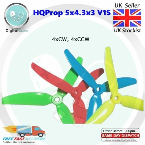 Hélices RC 6045 6x4.5 Pour Drone/avion - 8 Paires Noires En Nylon Avec Adaptateurs