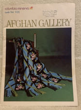 1967 Columbia-Minerva Afghan Gallery 13 Afghan Patterns Booklet #764 GUC