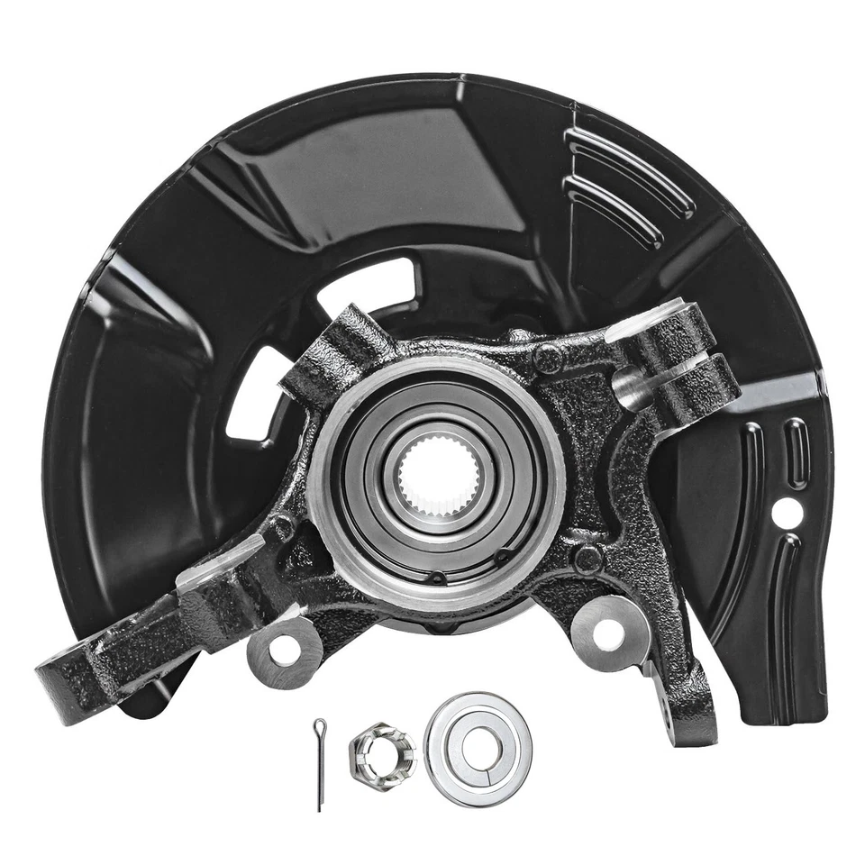 Conjunto de cojinete de nudillo y cubo de rueda de dirección delantero izquierdo para Kia Optima 2011 2L Foto 4 de 4