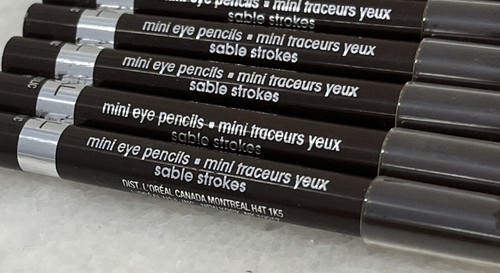 L'oreal Mini Eye Pencil - Sable Strokes - 0.023 oz Lot of 5 Discontinued - Picture 2 of 3