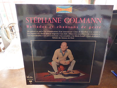 Stéphane Golmann: Balladen Und Chansons De Geste - Bel Air 7056