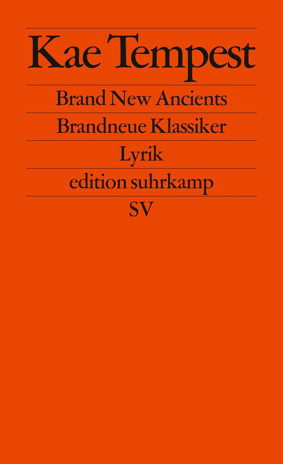 Thumbnail - Brand Ancients / Brandneue Klassiker Lyrik Kate Tempest Taschenbuch