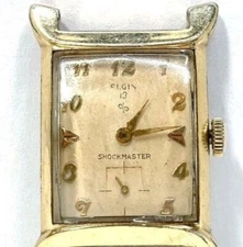 Vintage 1954 ELGIN 10K GF Gulfport Watch 19 Jewels Grade 676 U.S.A.