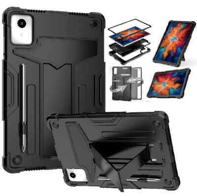 For Lenovo Tab K11 LTE (11'') Case Heavy Duty Shockproof Rubber Armor Stand Cover