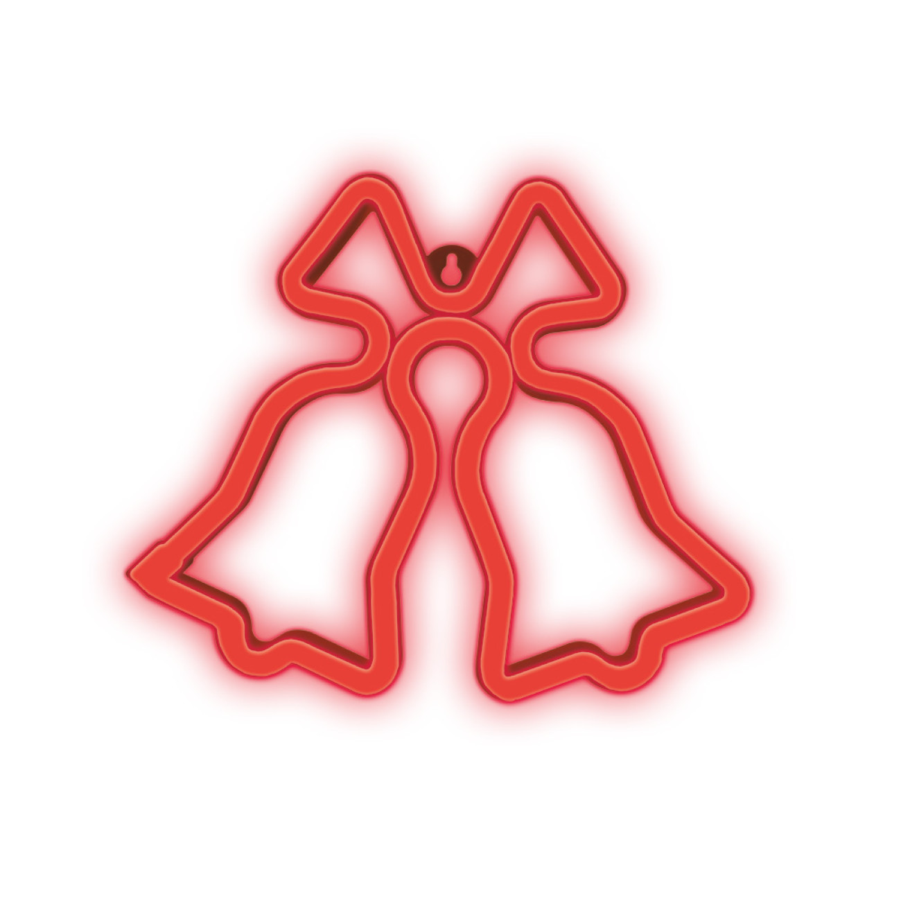 Неоново-светодиодная подсветка-WEIHNACHTSGLOCKEN rot FLNE17 Weihnachtsdekoration Aufhängedekoration