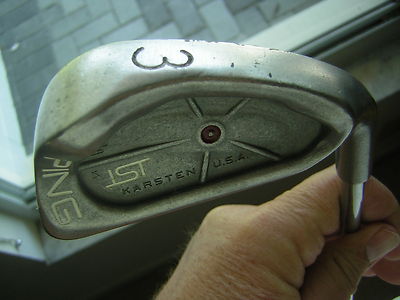PING 1996-99 ISI BURGUNDY DOT 3 iron RH STEEL Z-Z65 STIFF