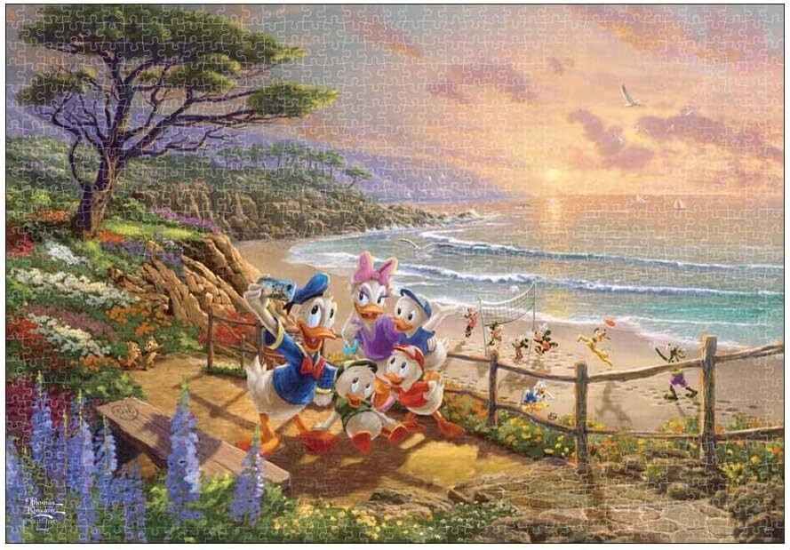 1000Piece Jigsaw Puzzle Disney Donald and Daisy A Duck Day