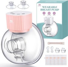 Supermom Wearable Electric Breast Pump, Hands Free w/ 3 Modes 9 Level