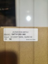 24 Port PoE Switch and 2 SFP Uplink Ports