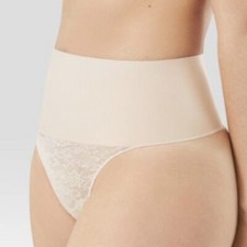 Maidenform Self Expressions Women's Tame Your Tummy Thong size S
