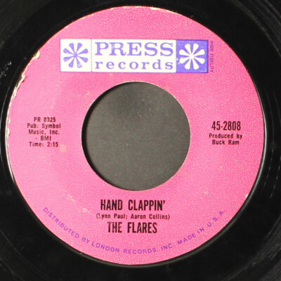 FLARES: shimmy and stomp / hand clappin' PRESS 7'' Single 45 RPM