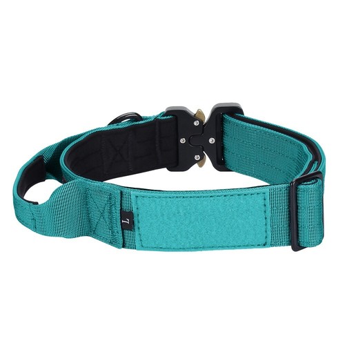 TSG Nylon Heavy Duty Dog Collar With Handle CanineTraining Walking - Picture 63 of 67