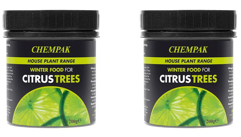 2x Chempak Winter Food Citrus Trees Plant Balanced Growth Food Fertiliser 200g